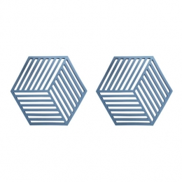 KrumblePannenonderzetterHexagon-Blauw-Setvan2