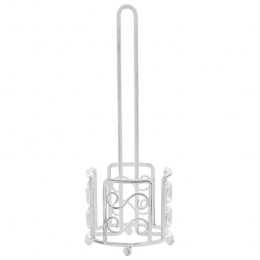 Beliani-MANDI-Toiletpapierhouder-Wit-IJzer