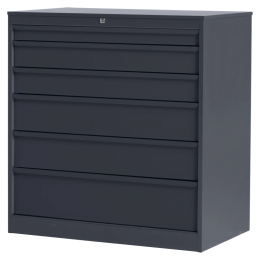 Werkplaatsladenkast6laden-105x100x585cm-WLP-102Antracietral7016