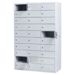 Kluisjeskastpersoneel-30vaks-breed-CLP-553Grijsral7035