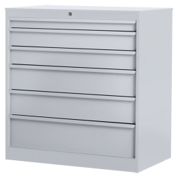 Werkplaatsladenkast6laden-105x100x585cm-WLP-102Grijsral7035