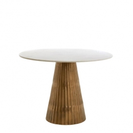 LightlivingTafel100x78cmLEYDAmarmerwit-antiekbrons