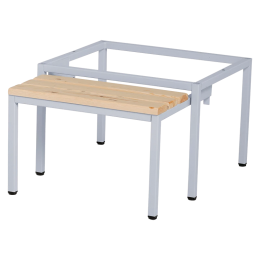 Uitschuifzitbanklocker2delig-LKP-037Witral9010