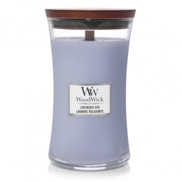 WoodWickGeurkaarsLargeLavenderSpa611gr