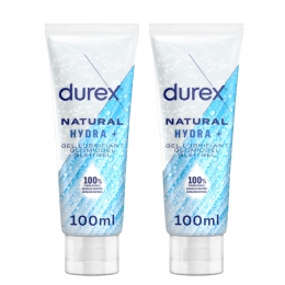 2xDurexGlijmiddelNaturalHydra100natuurlijk100ml