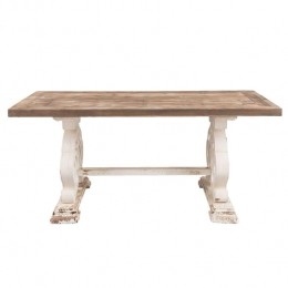 ClayreEefEettafel180x90x82cmBruinHout