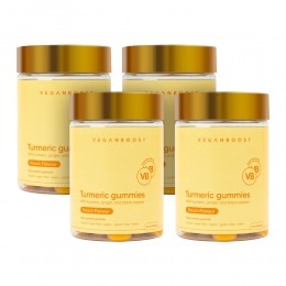 GratisVerzending4xVeganboostKurkuma60gummies