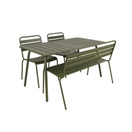 MetalentuinsetMaxolijfgroen150cm