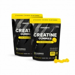 2xPowerbiteCreatineCaribbeanPineappleFlavour90gummies