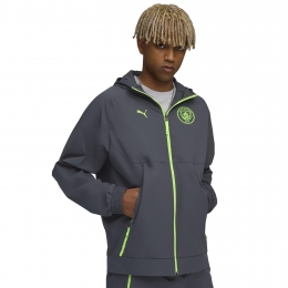 PUMAManchesterCityPumatechTrainingsjackWoven2025-2026GrijsGroen