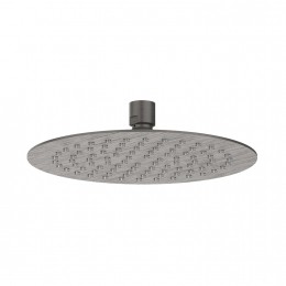 HoofddoucheIVYSlim25cmAnti-KalkNozzelsEco-AirGeborsteldMetalBlackPVD