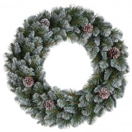 Empresswreathgreenfrostedd90cmkunstkerstboomTriumphTree-Triumphtree