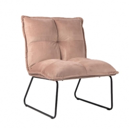 Bronx71VelvetfauteuilMalagaroze