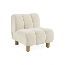 sweeek-Relaxfauteuilmetafgerondepoteninhoutenbouclstof