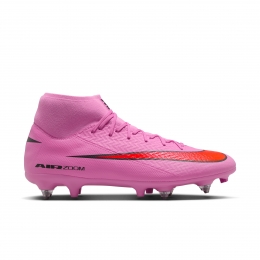 NikeZoomMercurialSuperfly10AcademyIJzeren-NopVoetbalschoenenSGAnti-ClogRozeFelroodLichtblauw