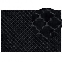 Beliani-GHARO-Shaggyvloerkleed-Zwart-160x230cm-Polyester