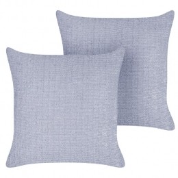 Beliani-CROSSANDRA-Sierkussensetvan2-Paars-Polyester
