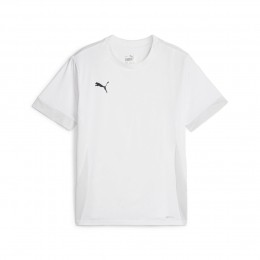 PUMAteamGOALMatchdayVoetbalshirtKidsWitZwartGrijs