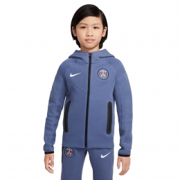 NikeParisSaint-GermainTechFleeceVest2025-2026KidsBlauwWit