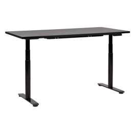 Beliani-DESTINAS-ElektrischVerstelbaarbureau-Zwart-160cm-MDF
