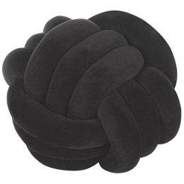 Beliani-MALNI-Sierkussen-Zwart-30x30cm-Fluweel