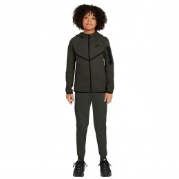NikeTechFleeceSportswearTrainingspakKidsDonkergroenZwart