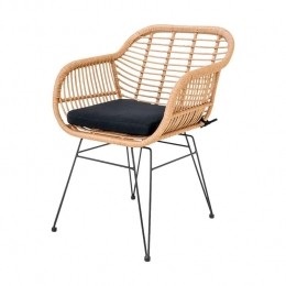 ArtichokMadeleinrotantuinstoelnaturel-metarmleuningen