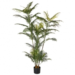 Beliani-PALMTREE-Kunstplant-Groen-180cm-Synthetischmateriaal