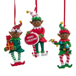 ClaydoughAfro-Amerikaanseelfenorn3A12cmornamentKurtSAdler-Kurtsadler