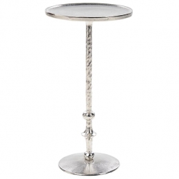 Beliani-MEDA-Bijzettafel-Zilver-Aluminium