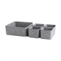 LisommePhilviltenopbergmandengrijs-setvan5