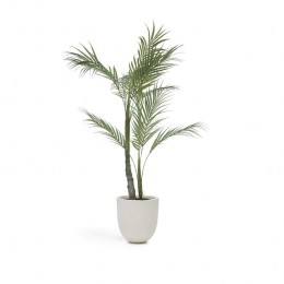 KaveHome-Kunstmatigepalmboommetzwarteplantenpot70cm