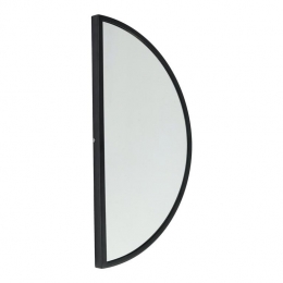 LOFT42MirrorSpiegelHalfRond-Zwart-Metaal-60x31
