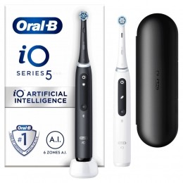 3xOral-BElektrischeTandenborsteliO5DuoZwartWit2stuks