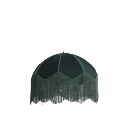 LightLivingLightlivingHanglamp50x38cmMALACIAvelvetgroen