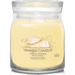 YankeeCandleGeurkaarsMediumJarVanillaCupcake368gr