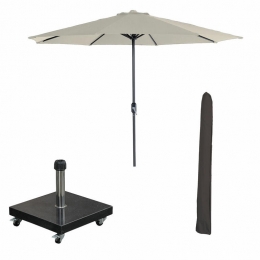 GardenImpressionsLotusparasol300cm-ecruEurekavoetenhoes
