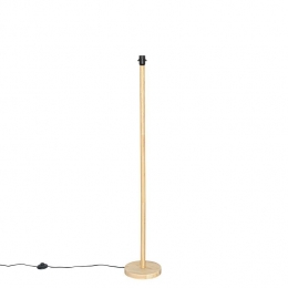 QAZQALandelijkevloerlamphoutzonderkap-Mels