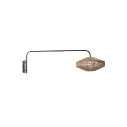 LightLiving-WandlampLYRA-43x115cm-Bruin