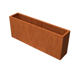 ArtesaRechthoekigeplantenbakcortenstaalL200xB40xH80cmGeroba-Geroba