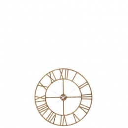 J-LineklokRoman-rotanmetaal-naturel-small-70cm