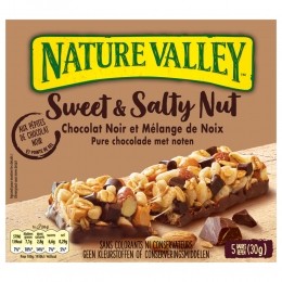 5xNatureValleySweetSaltyNutPureChocolade5stuks