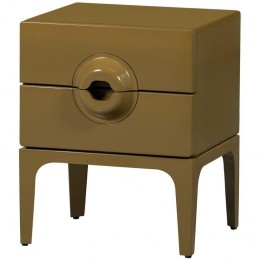 WOOODnachtkastje2ladesMerge-Hout-HoningGeel-57x44x45cm