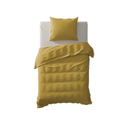 YellowDekbedovertrekKatoenCialdaochregold