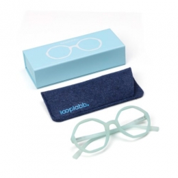 Looplabbleesbrilsterkte100modellolitalichtblauw