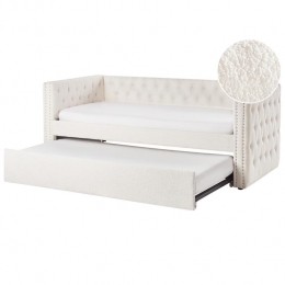Beliani-GASSIN-Onderschuifbed-Off-white-90x200cm-Boucl