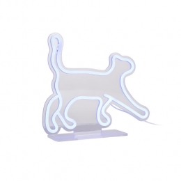Leitmotiv-NeonLightWalkingCat
