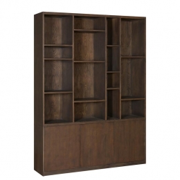 WandkastCoimbra-Bruin-Hout-150x200x35cmBxHxD