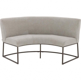 GoossensExcellentEetkamerbankTommieRond174cmbreed