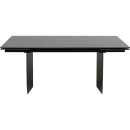 UitschuifbareeettafelNovel180x90cmzwartKareDesign